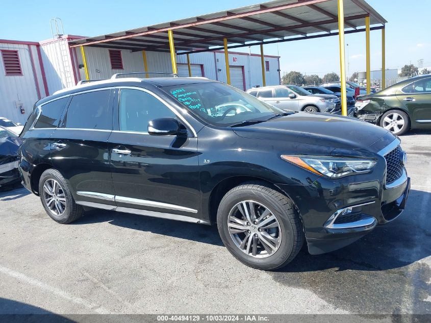 2020 Infiniti Qx60 Pure Awd VIN: 5N1DL0MM1LC523628 Lot: 40494129