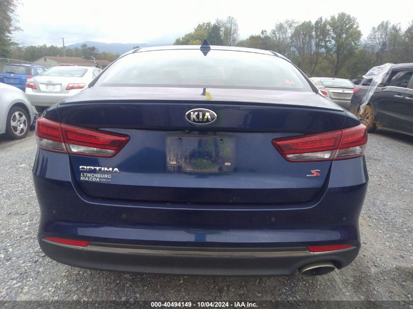 2018 Kia Optima S VIN: 5XXGT4L35JG191885 Lot: 40494149