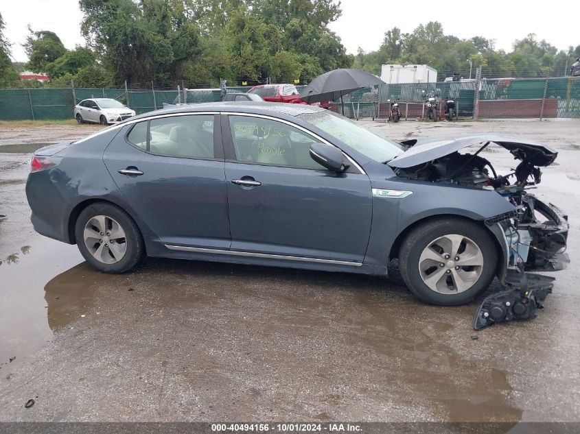 2015 Kia Optima Hybrid VIN: KNAGM4AD8F5077526 Lot: 40494156