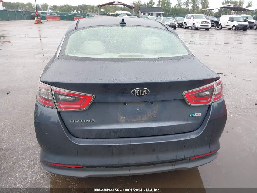 2015 Kia Optima Hybrid VIN: KNAGM4AD8F5077526 Lot: 40494156