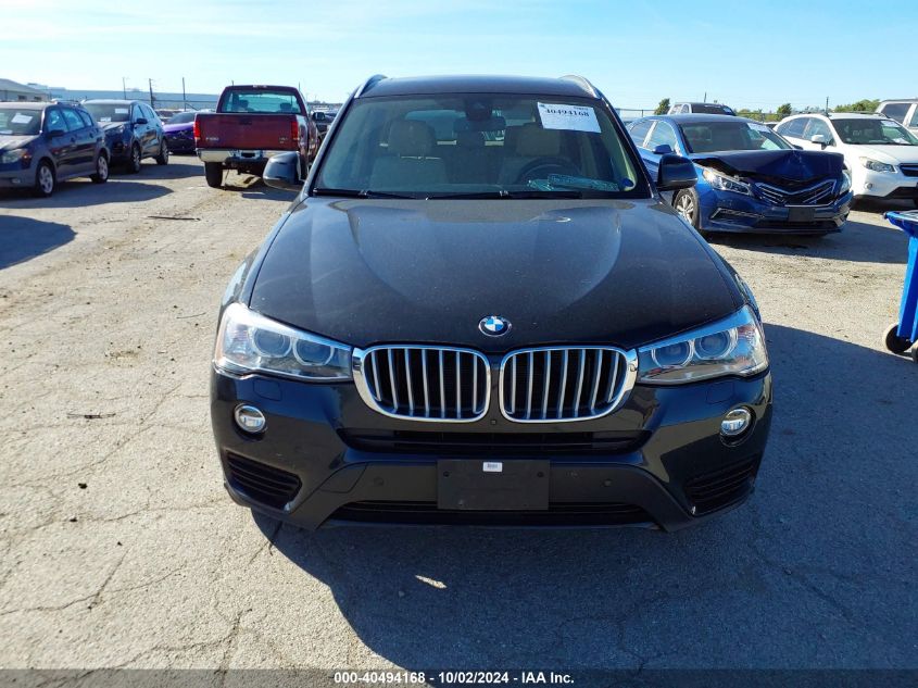 2017 BMW X3 xDrive28I VIN: 5UXWX9C56H0D95980 Lot: 40494168