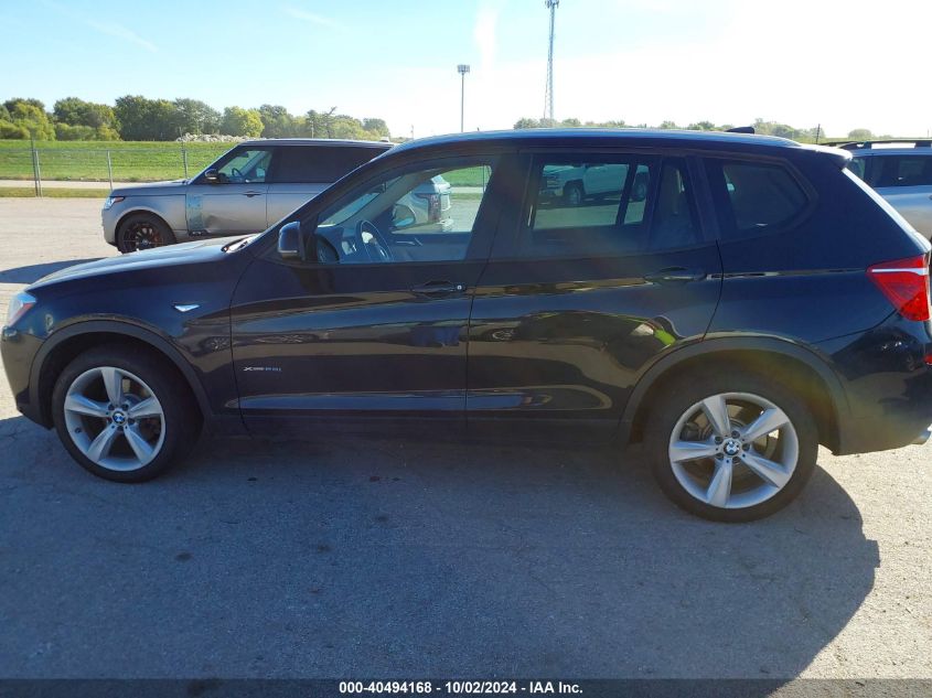 2017 BMW X3 xDrive28I VIN: 5UXWX9C56H0D95980 Lot: 40494168