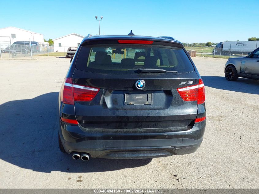 2017 BMW X3 xDrive28I VIN: 5UXWX9C56H0D95980 Lot: 40494168