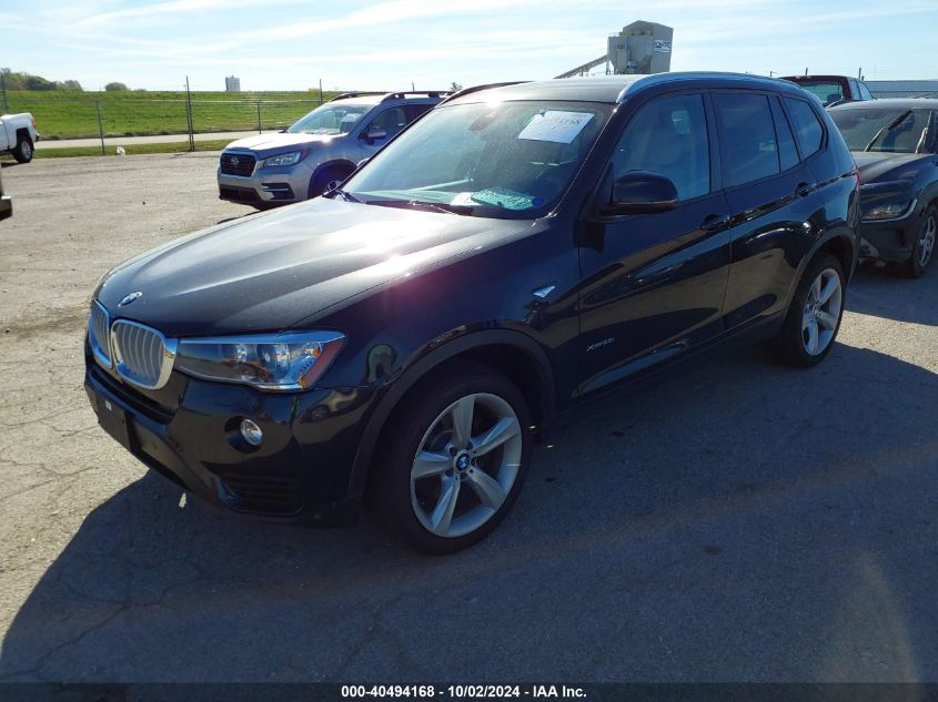 VIN 5UXWX9C56H0D95980 2017 BMW X3, Xdrive28I no.2