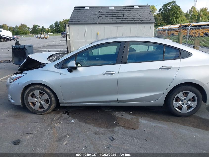 2018 Chevrolet Cruze Ls Auto VIN: 1G1BC5SMXJ7177895 Lot: 40494227