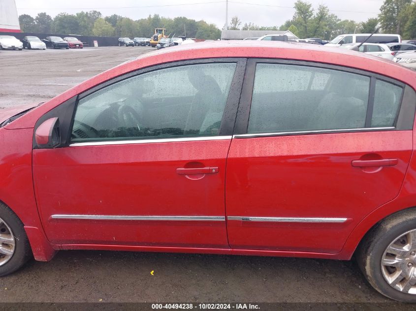 2010 Nissan Sentra 2.0S VIN: 3N1AB6AP8AL658413 Lot: 40494238