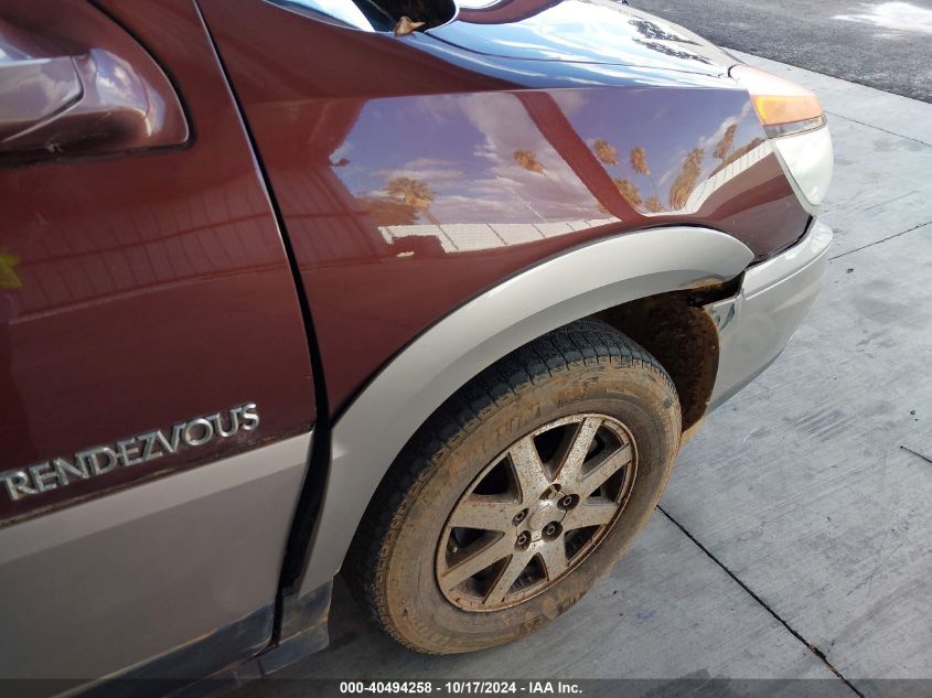 2002 Buick Rendezvous Cxl VIN: 3G5DB03E92S529324 Lot: 40494258