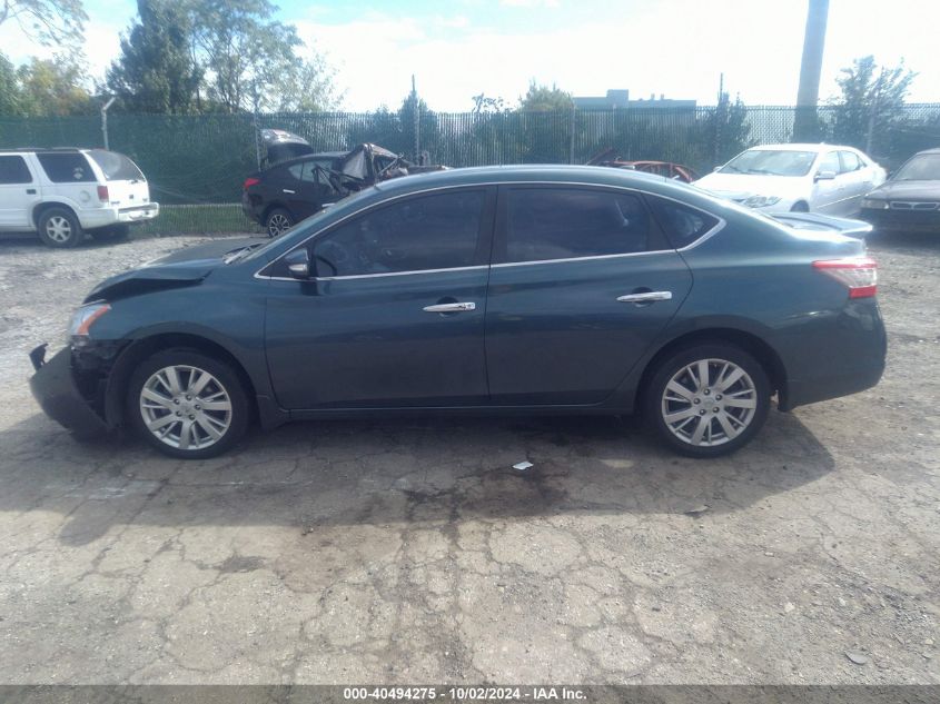 3N1AB7AP6EY293602 2014 Nissan Sentra Sl