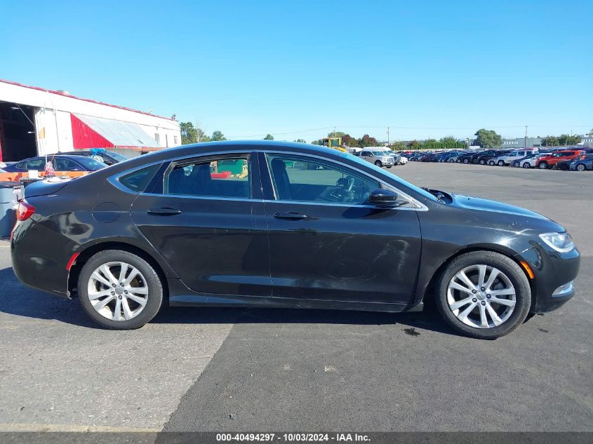 2015 Chrysler 200 Limited VIN: 1C3CCCAB2FN657453 Lot: 40494297