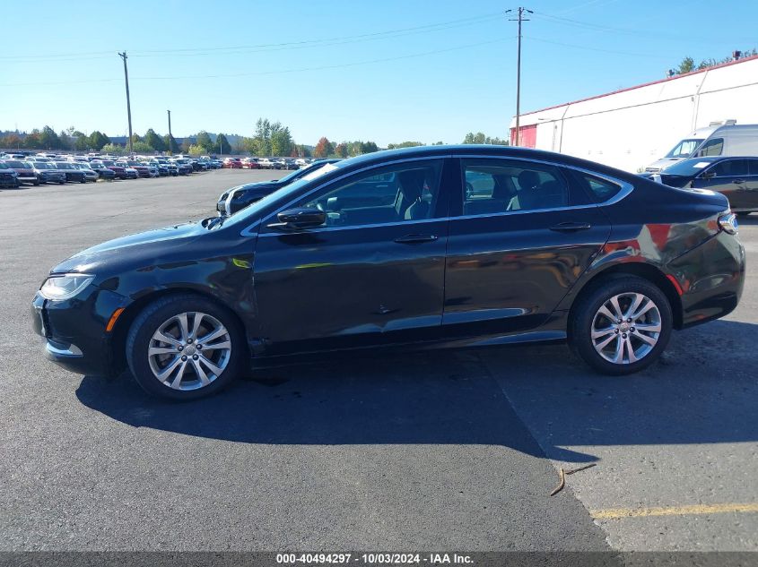 2015 Chrysler 200 Limited VIN: 1C3CCCAB2FN657453 Lot: 40494297