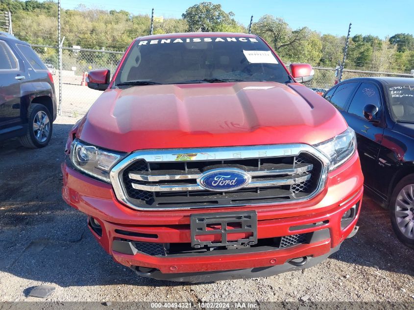 2019 Ford Ranger Lariat VIN: 1FTER4FH6KLA91762 Lot: 40494321