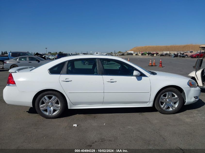 2013 Chevrolet Impala Lt VIN: 2G1WG5E30D1205214 Lot: 40494329