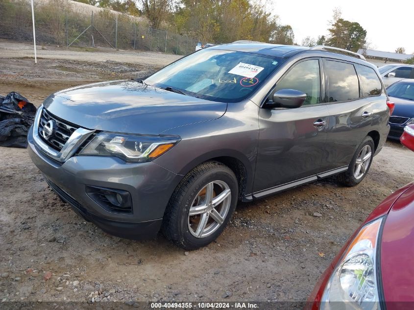 VIN 5N1DR2MM0KC597079 2019 Nissan Pathfinder, SV no.2