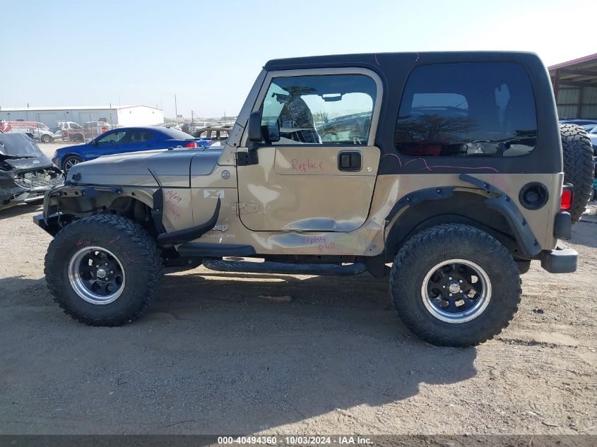 2004 Jeep Wrangler X VIN: 1J4FA39S04P738224 Lot: 40494360