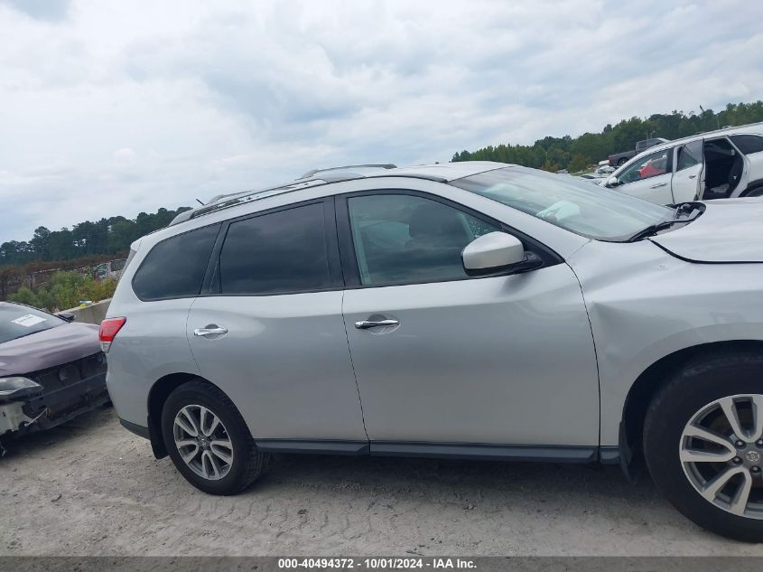 2016 Nissan Pathfinder S VIN: 5N1AR2MM8GC665820 Lot: 40494372