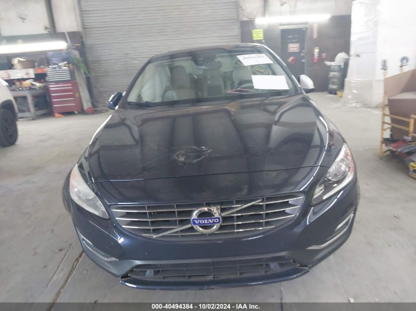 2015 Volvo S60 T5 Premier Plus VIN: YV140MFC0F1317848 Lot: 40494384