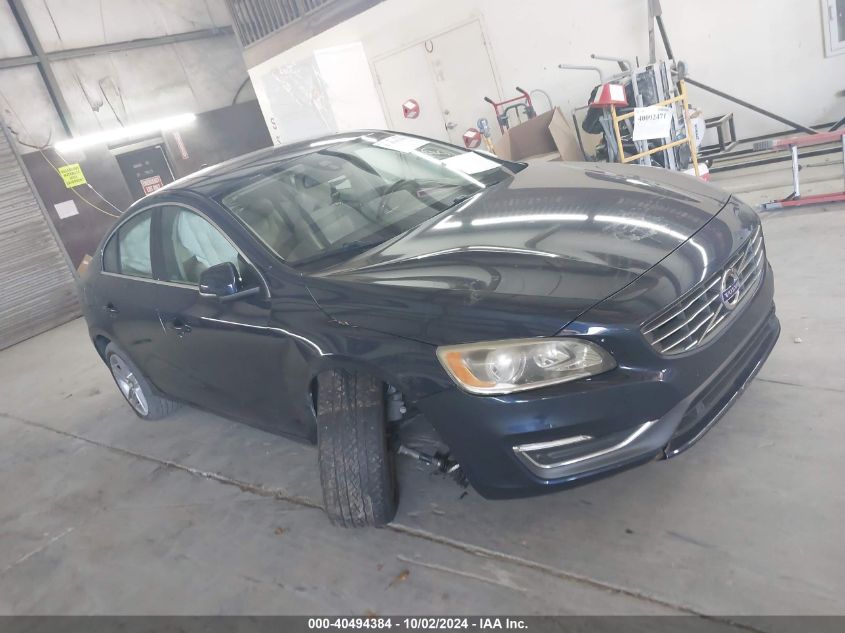 VIN YV140MFC0F1317848 2015 VOLVO S60 no.1