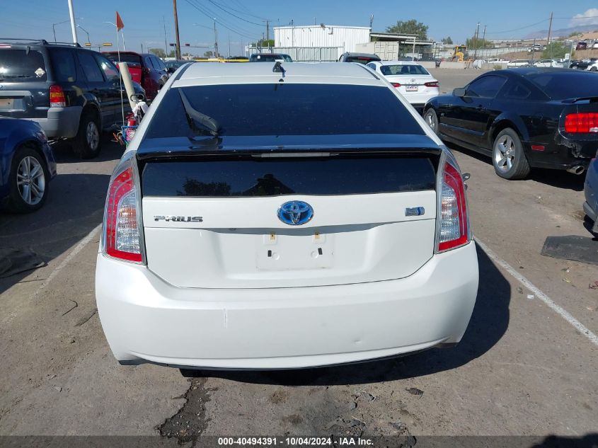 2015 Toyota Prius Three VIN: JTDKN3DU5F0484393 Lot: 40494391