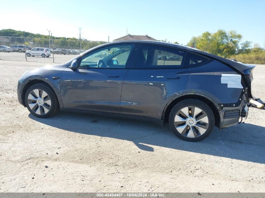 2023 Tesla Model Y Awd/Long Range Dual Motor All-Wheel Drive VIN: 7SAYGDEE3PF700801 Lot: 40494407