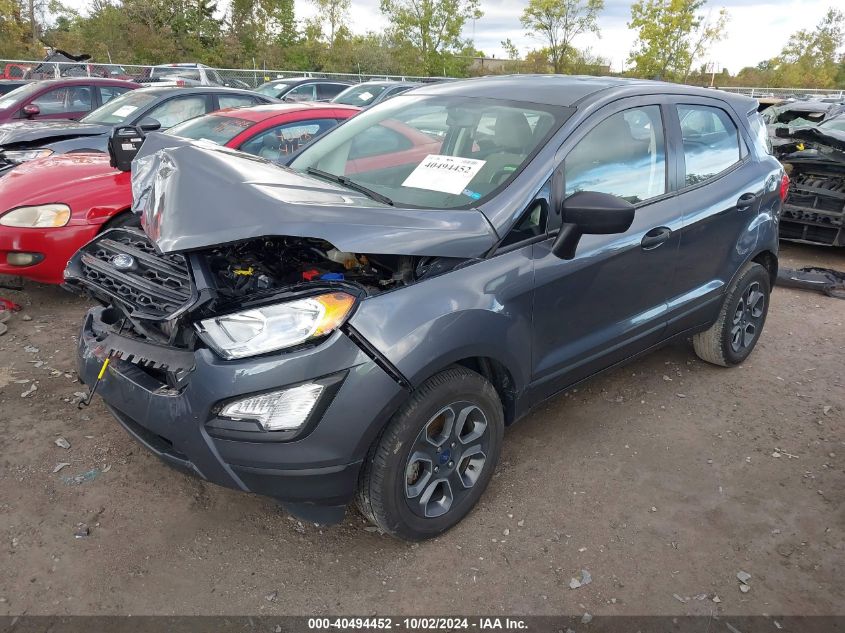 VIN MAJ3S2FE5MC438013 2021 FORD ECOSPORT S
