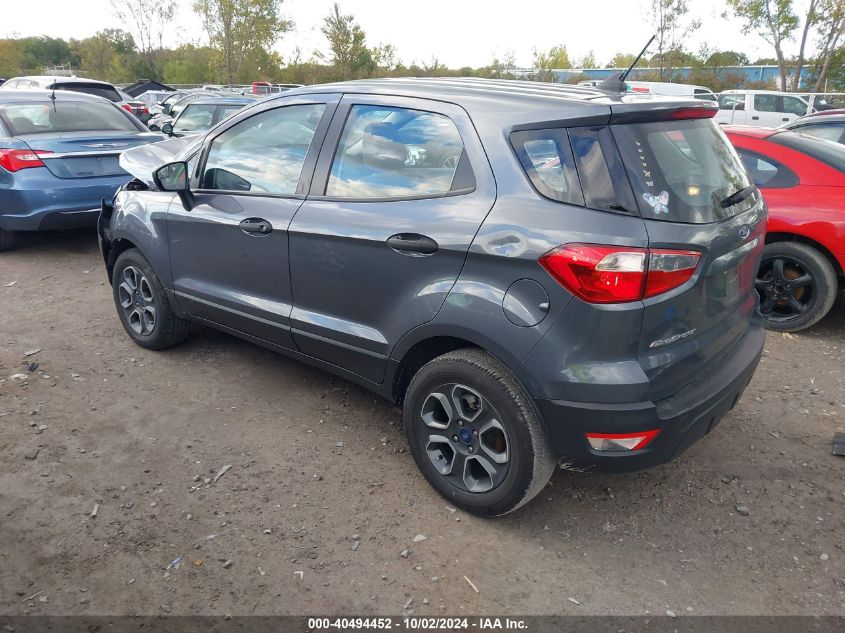 VIN MAJ3S2FE5MC438013 2021 FORD ECOSPORT S