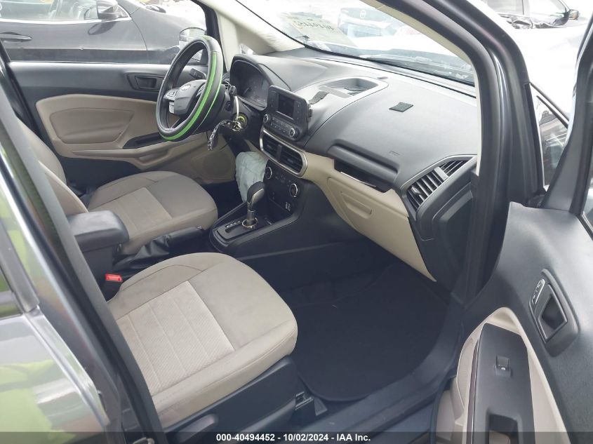 VIN MAJ3S2FE5MC438013 2021 FORD ECOSPORT S