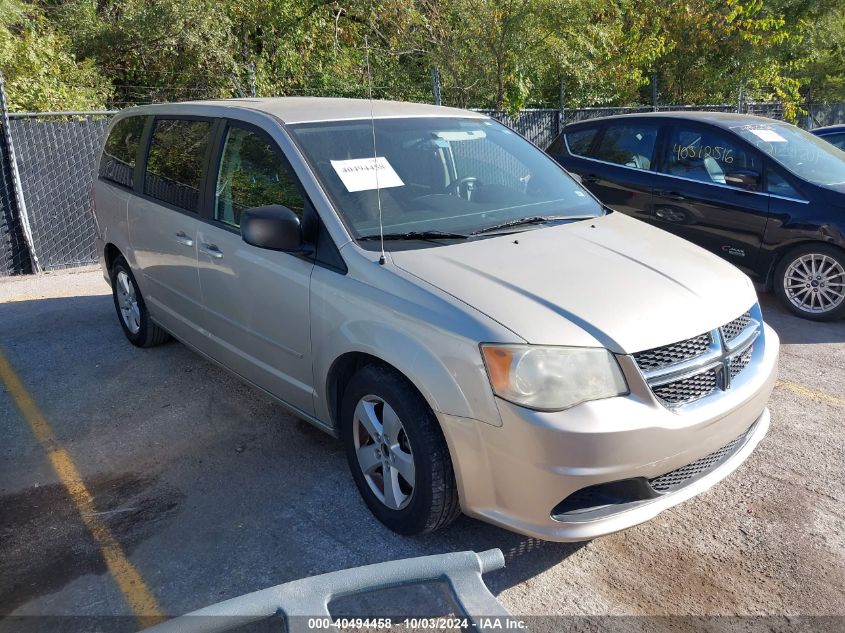 VIN 2C4RDGBG8DR538939 2013 Dodge Grand Caravan, SE no.1