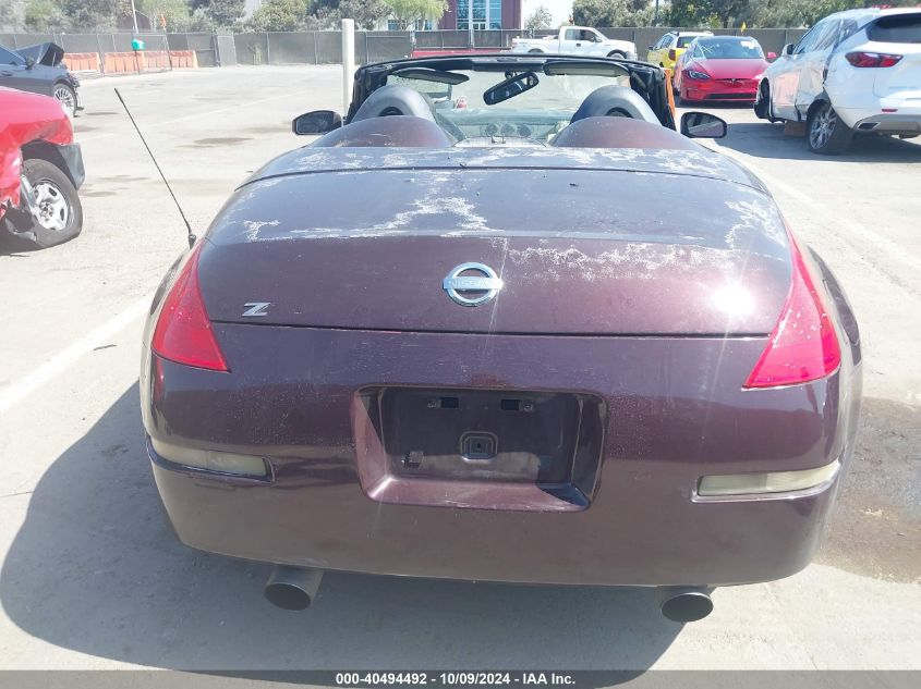 2006 Nissan 350Z Enthusiast VIN: JN1AZ36A56M450257 Lot: 40494492