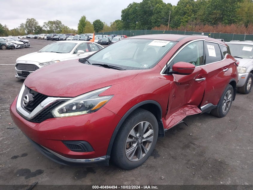 VIN 5N1AZ2MH7JN184603 2018 NISSAN MURANO S