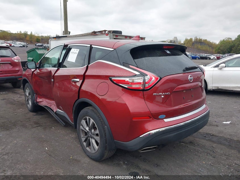 VIN 5N1AZ2MH7JN184603 2018 NISSAN MURANO S