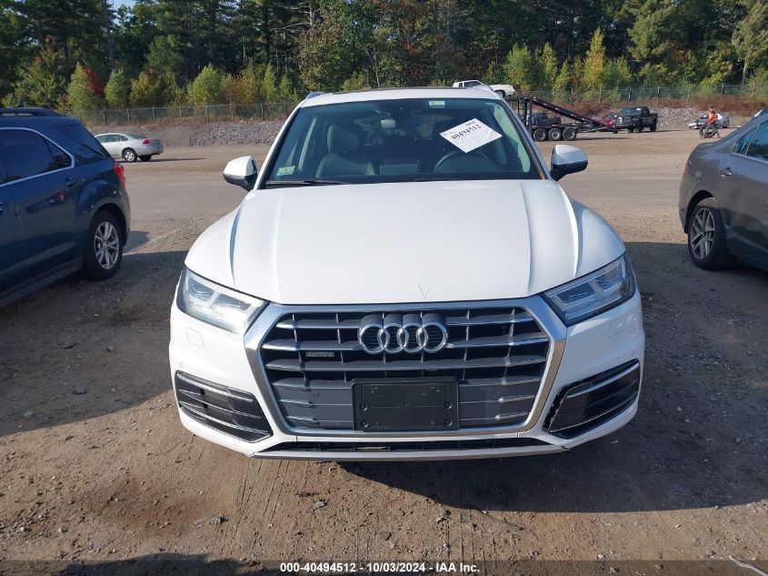 2018 Audi Q5 2.0T Premium/2.0T Tech Premium VIN: WA1BNAFYXJ2229282 Lot: 40494512