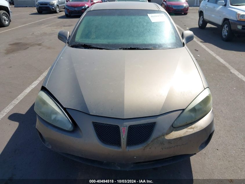 2006 Pontiac Grand Prix Gt VIN: 2G2WR554861188129 Lot: 40494518