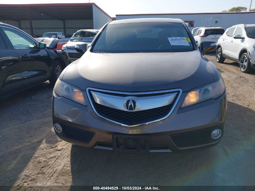 2013 Acura Rdx VIN: 5J8TB3H55DL012725 Lot: 40494529