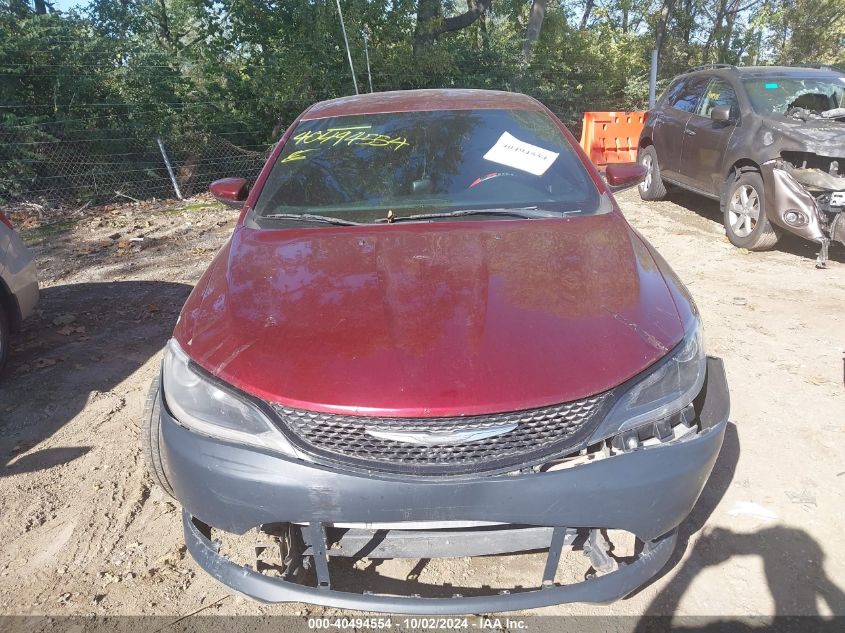 2015 Chrysler 200 S VIN: 1C3CCCBB6FN547343 Lot: 40494554