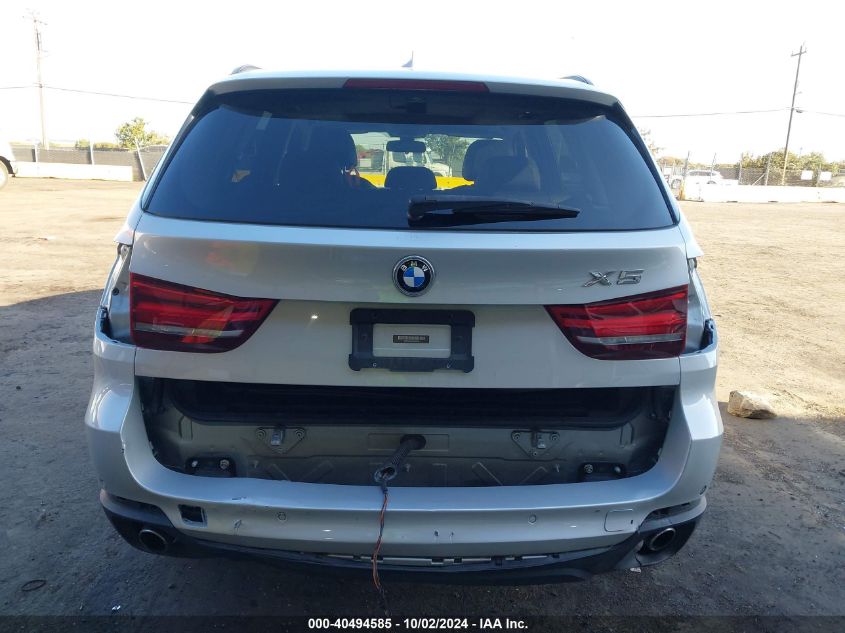 2016 BMW X5 xDrive35I VIN: 5UXKR0C55G0S84756 Lot: 40494585