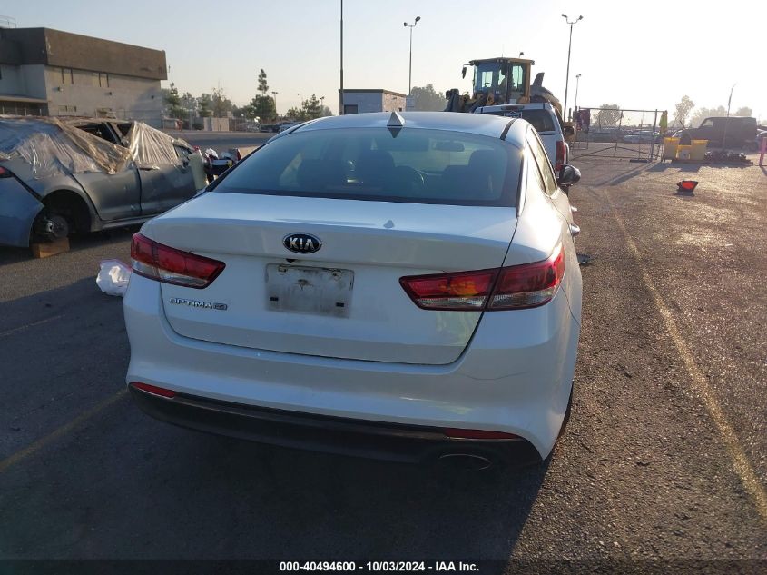 2016 Kia Optima Lx VIN: KNAGT4L34G5101670 Lot: 40494600