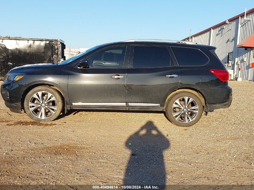 2017 Nissan Pathfinder Platinum VIN: 5N1DR2MN0HC634813 Lot: 40494614