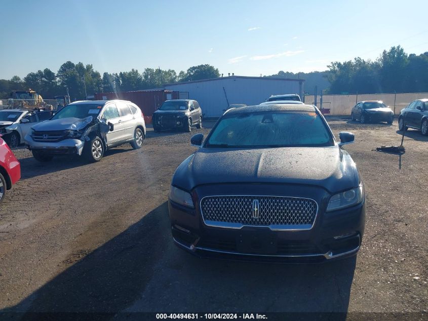 1LN6L9TK3H5600900 2017 Lincoln Continental Select