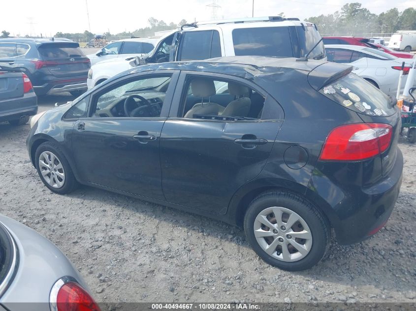 2013 Kia Rio Ex VIN: KNADN5A30D6097824 Lot: 40494667