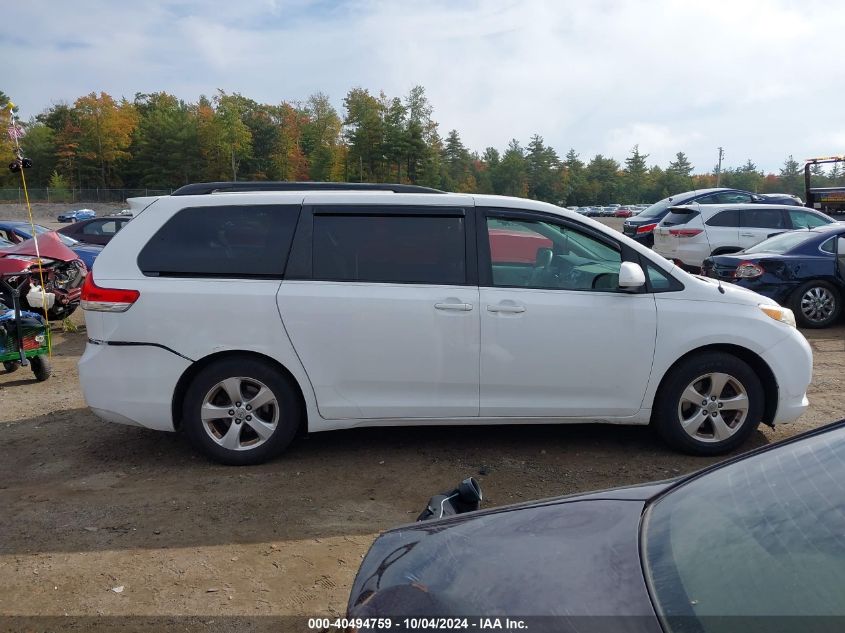 5TDKK3DC4CS211552 2012 Toyota Sienna Le V6 8 Passenger