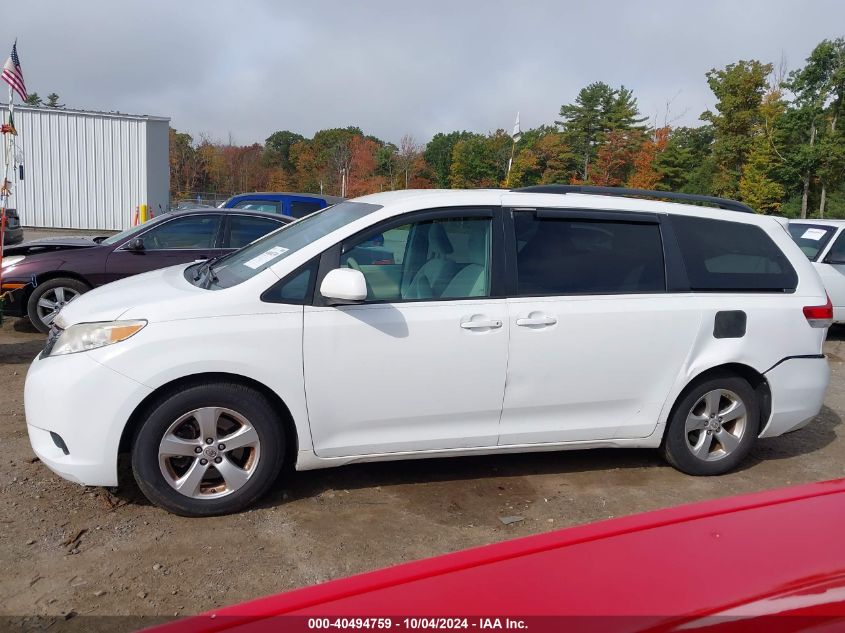 5TDKK3DC4CS211552 2012 Toyota Sienna Le V6 8 Passenger