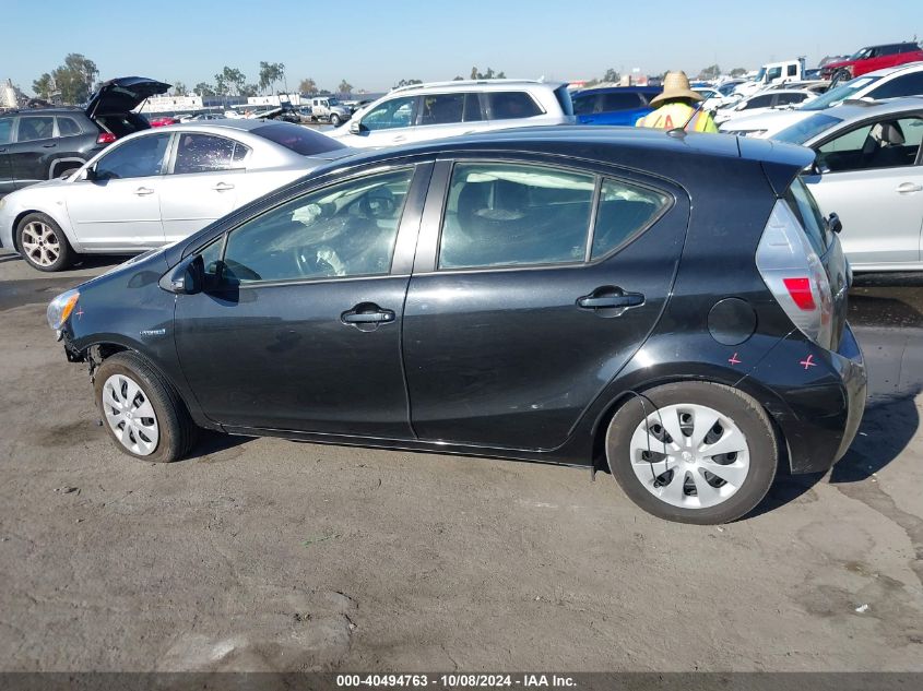 2014 Toyota Prius C Two VIN: JTDKDTB3XE1068121 Lot: 40494763