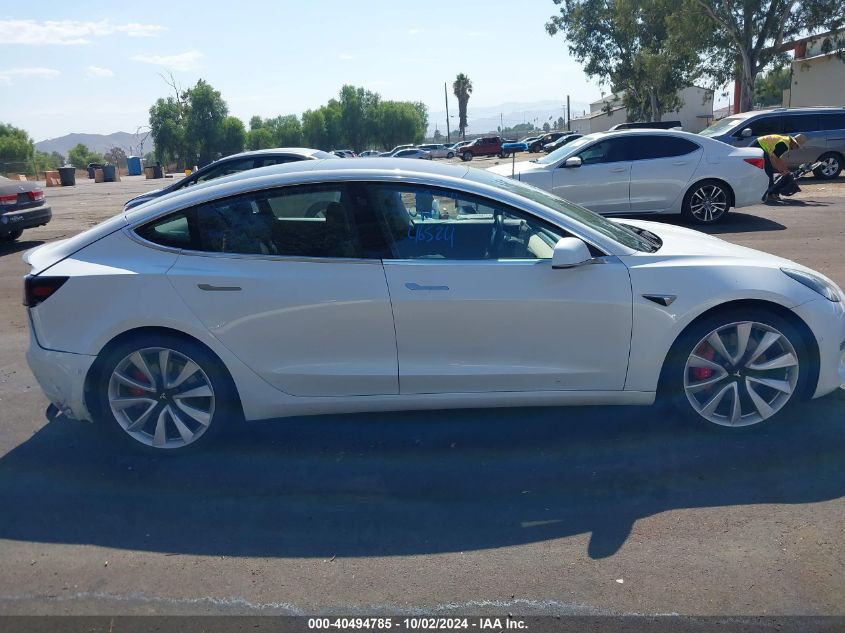 2018 Tesla Model 3 Long Range/Performance VIN: 5YJ3E1EB8JF084408 Lot: 40494785