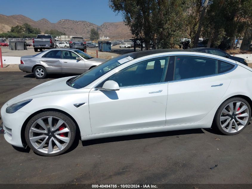 5YJ3E1EB8JF084408 2018 Tesla Model 3 Long Range/Performance