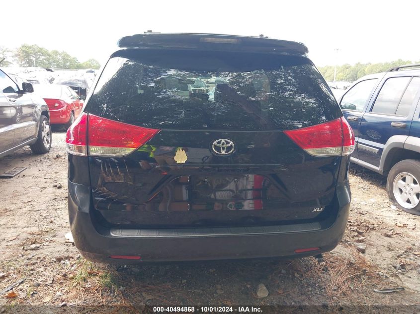 5TDYK3DC8DS299890 2013 Toyota Sienna Xle V6 8 Passenger