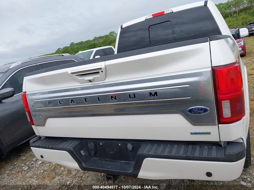 2019 FORD F-150 PLATINUM - 1FTEW1E44KFB77057