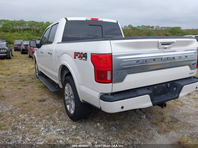 2019 FORD F-150 PLATINUM - 1FTEW1E44KFB77057