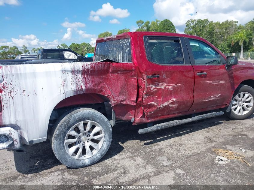 2021 Chevrolet Silverado 1500 2Wd Short Bed Custom VIN: 3GCPWBEK1MG411881 Lot: 40494881