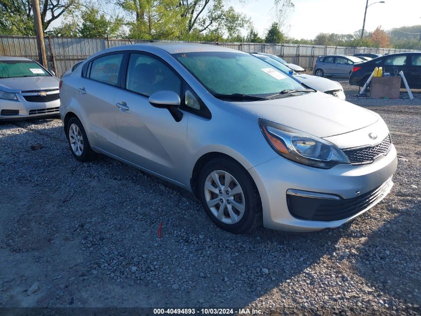 KNADM4A38G6633551 2016 Kia Rio Lx