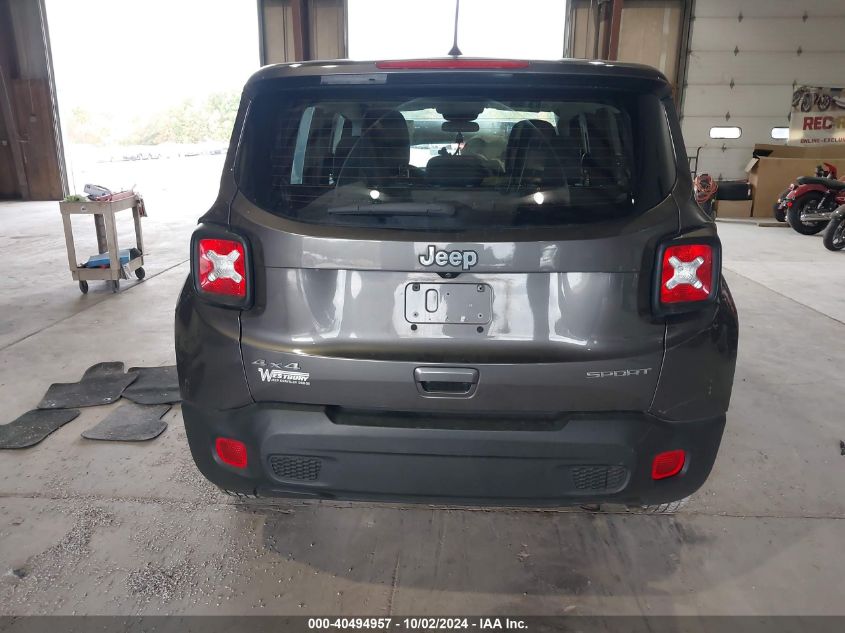 ZACNJBAB5KPK84654 2019 Jeep Renegade Sport 4X4